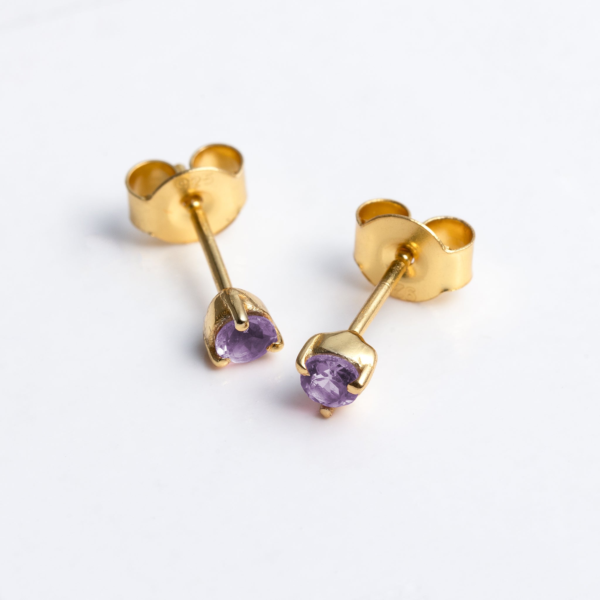 Tiny gem stud on sale earrings