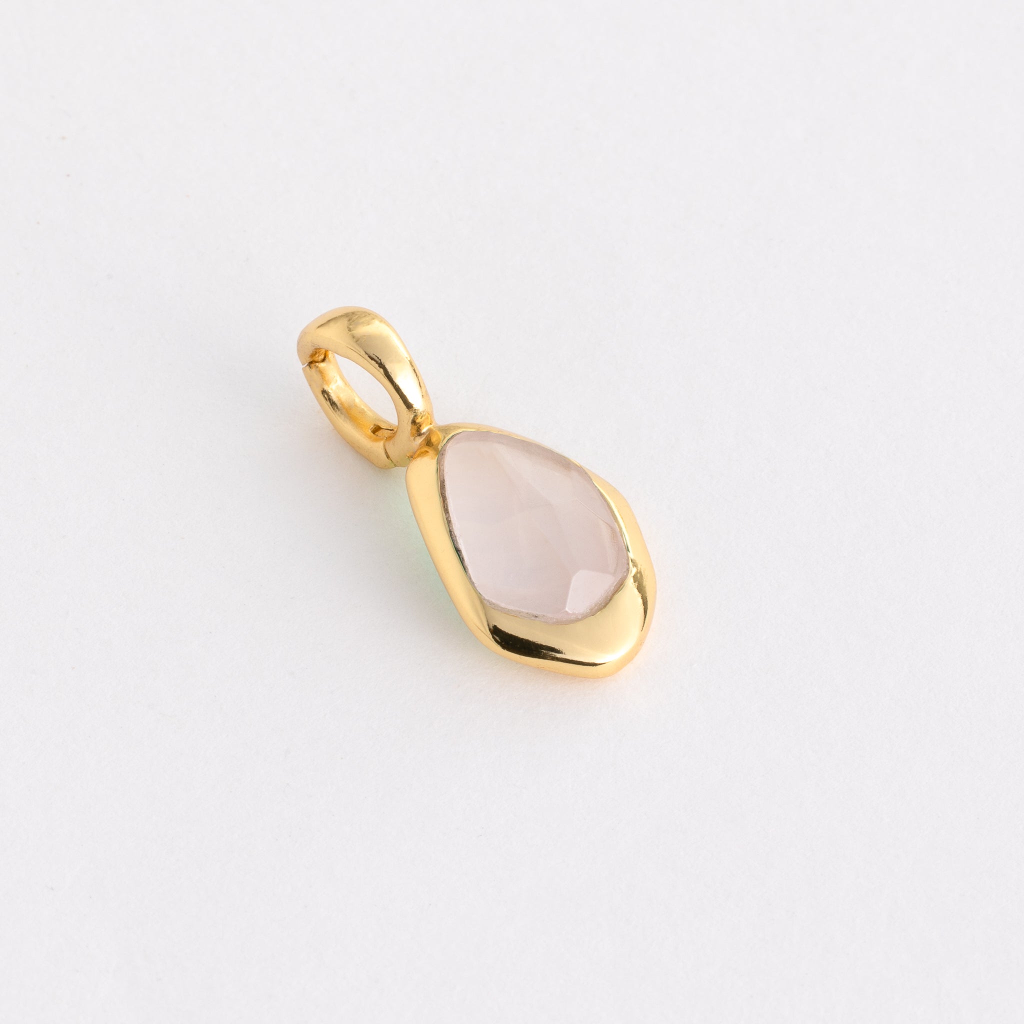 Charm features a sparkling, handcut natural gemstone and is crafted from sterling silver or 18ct gold vermeil.