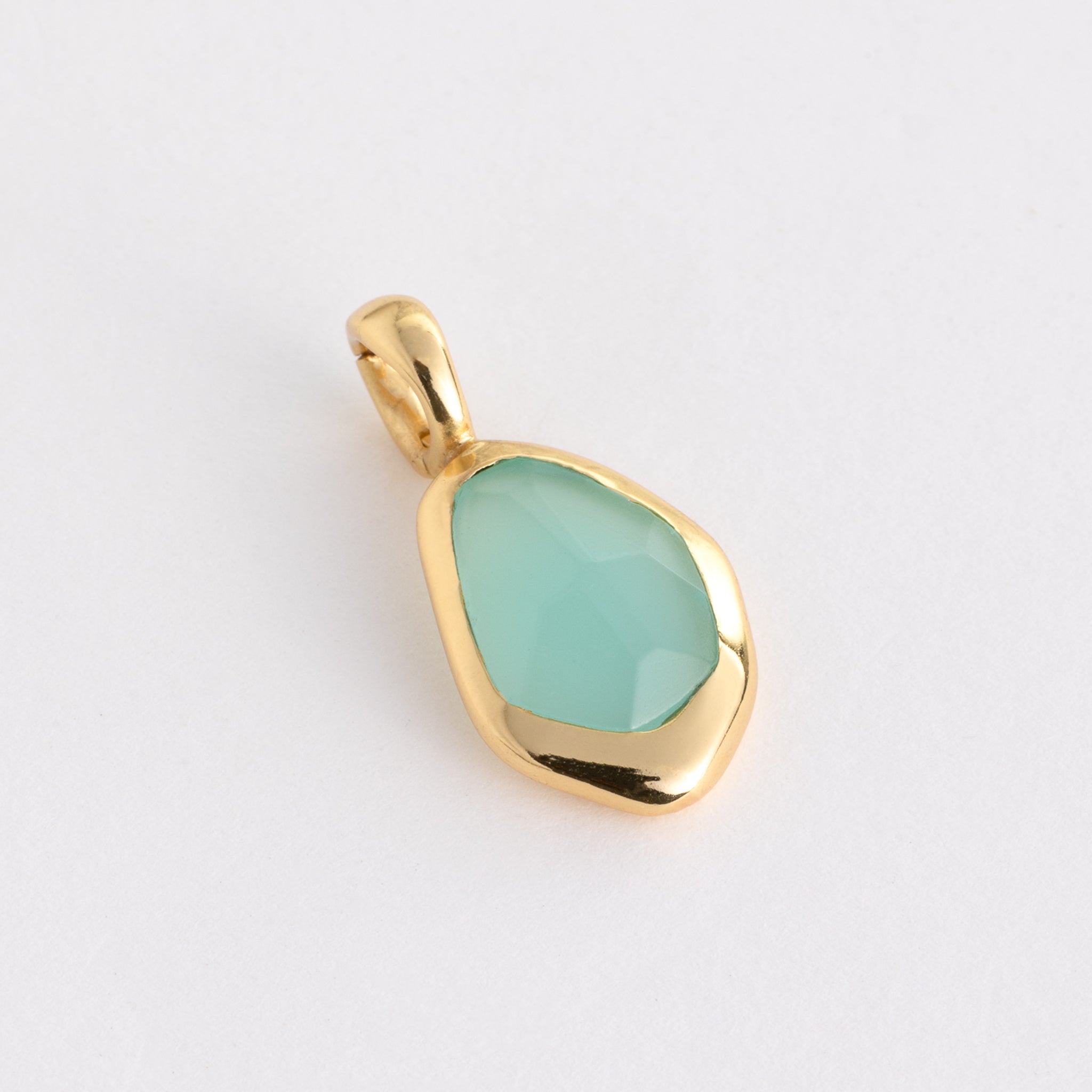 Charm features a sparkling, handcut natural gemstone and is crafted from sterling silver or 18ct gold vermeil.