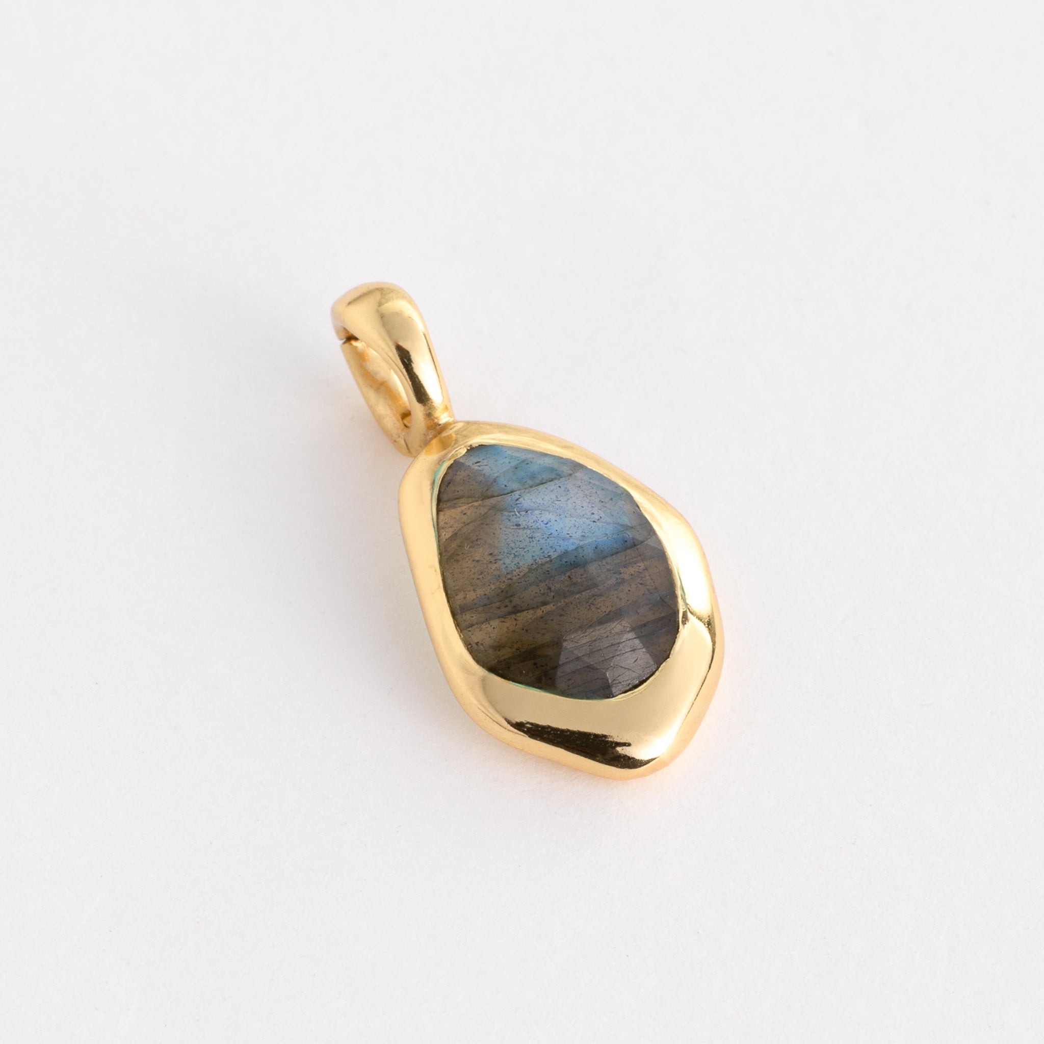 Charm features a sparkling, handcut natural gemstone and is crafted from sterling silver or 18ct gold vermeil.
