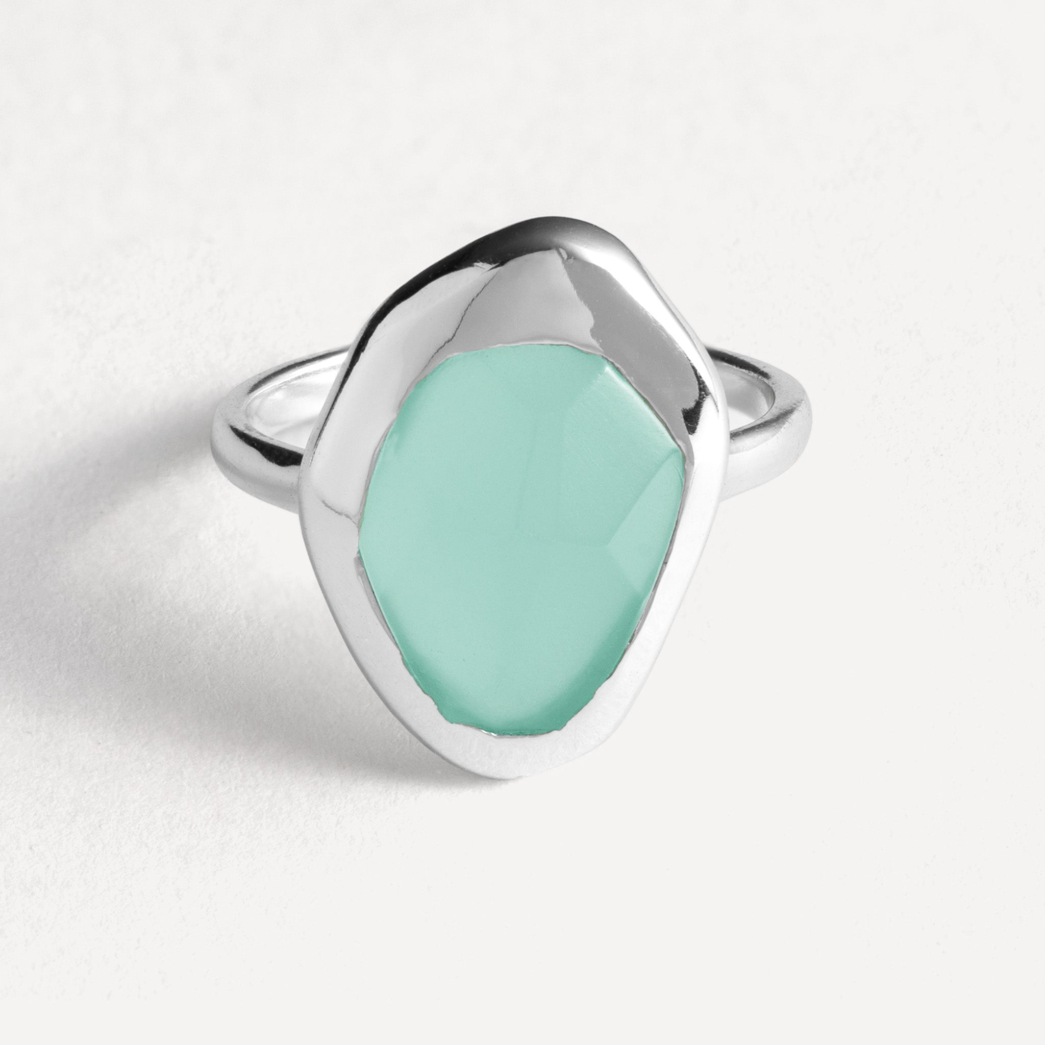 Ring features a sparkling, handcut natural gemstone and is crafted from sterling silver or 18ct gold vermeil.