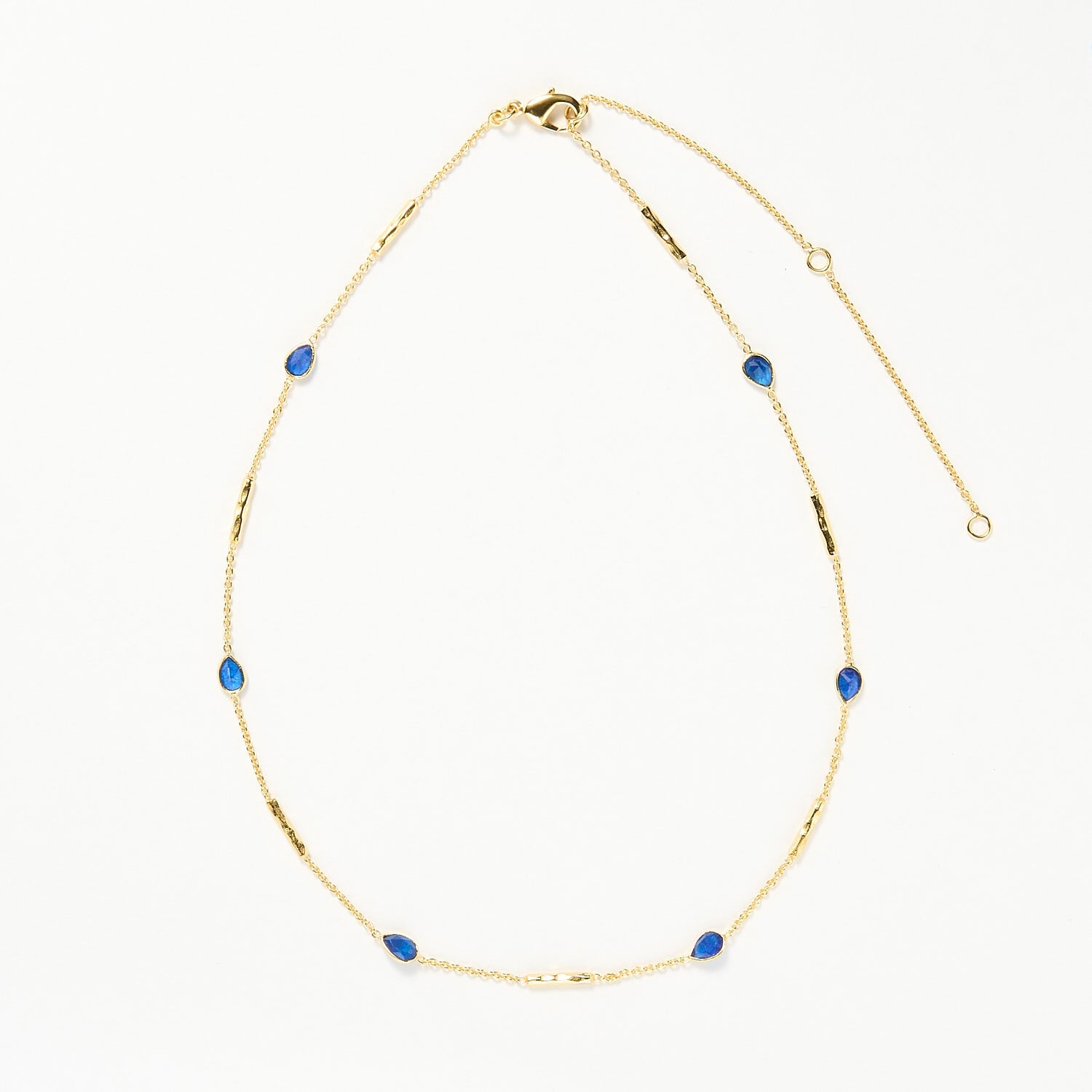 Maldives necklace - Lapis Lazuli, Gold 