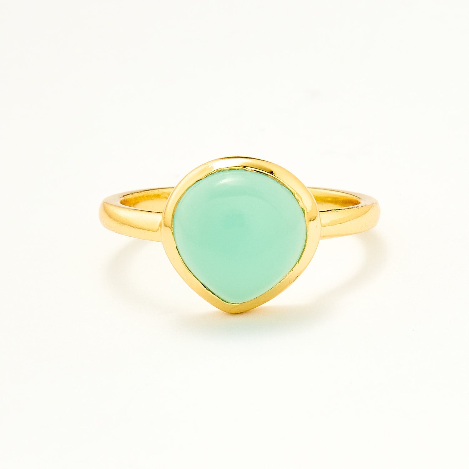 Maldives Ring - Aqua, Gold 