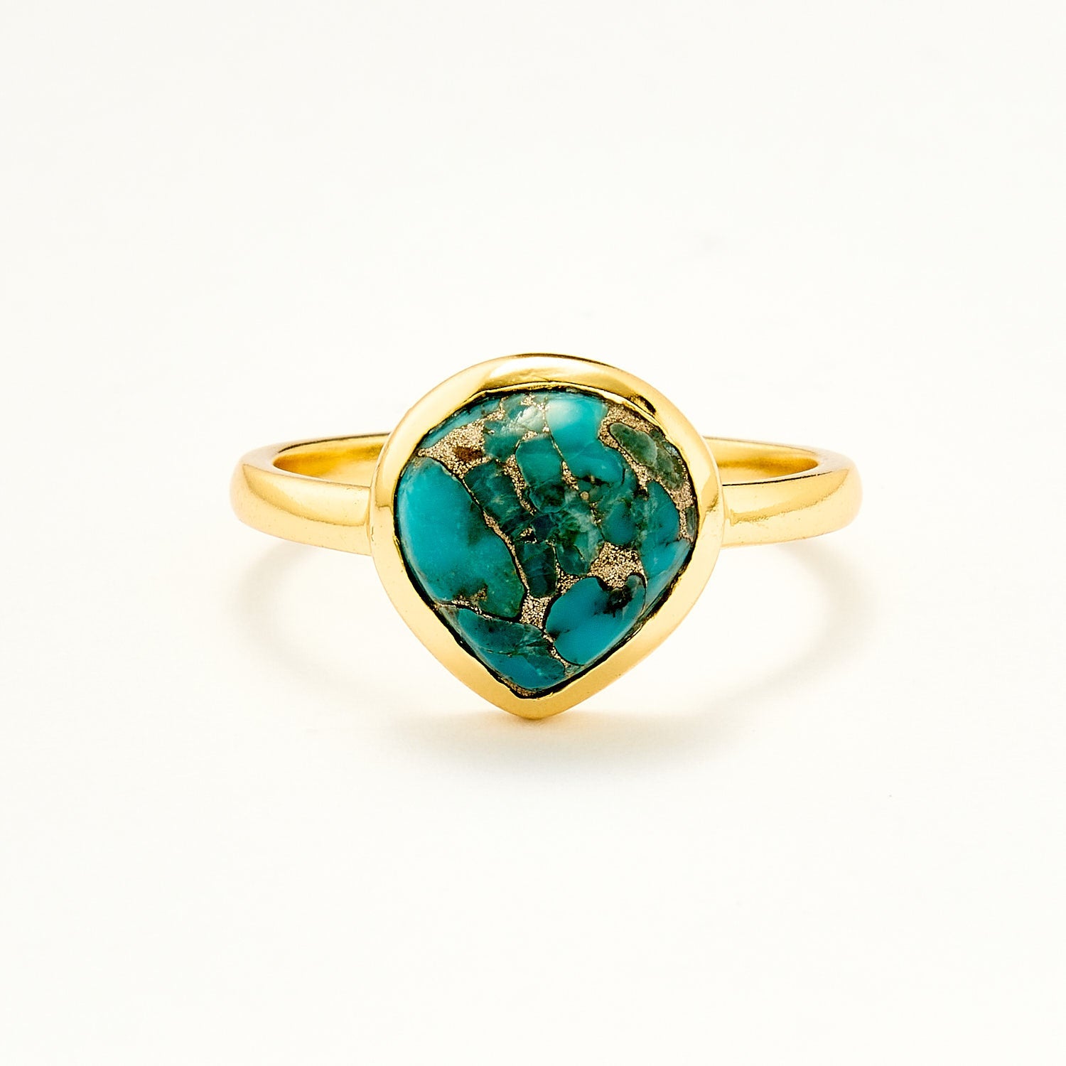 Maldives Ring - Turquoise, Gold 
