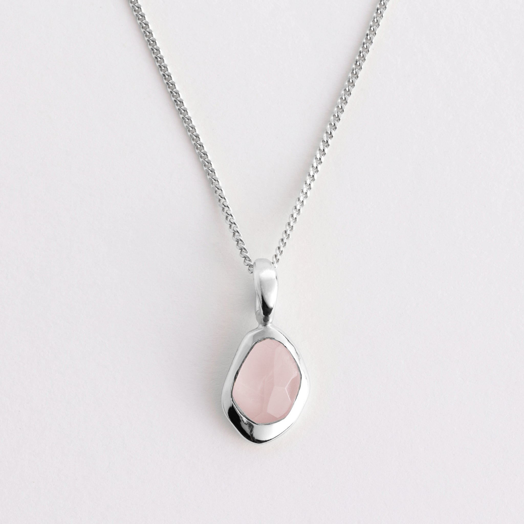 Pendant features a sparkling, handcut natural gemstone and is crafted from sterling silver or 18ct gold vermeil.